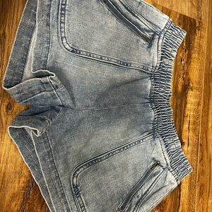 Aerie Light Blue Denim Shorts